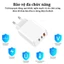 Củ sạc nhanh 45W 3 cổng type c QC 3.0 và usb Bộ sạc dùng cho ip 11 12 13 14Pro Max xsmax Mini Ipod samsung xiaomi huawei