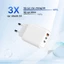 Củ sạc nhanh 45W 3 cổng type c QC 3.0 và usb Bộ sạc dùng cho ip 11 12 13 14Pro Max xsmax Mini Ipod samsung xiaomi huawei