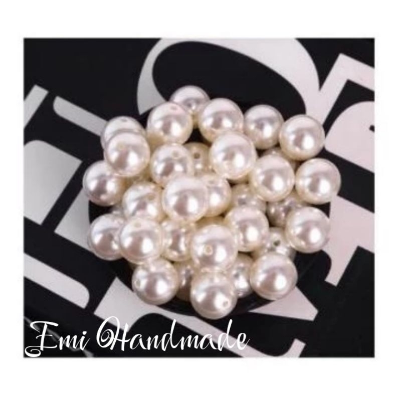 Hạt ngọc nhựa 6mm và 8mm-Đồ trang sức-Đồ thủ công