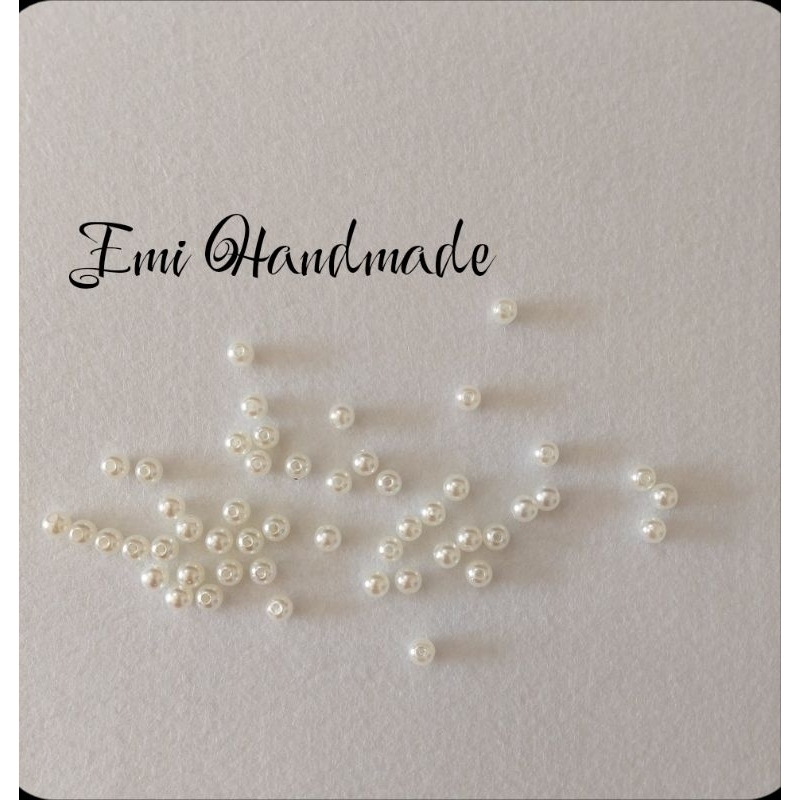 Hạt ngọc nhựa 6mm và 8mm-Đồ trang sức-Đồ thủ công