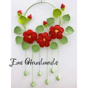 Khung tròn hợp kim-Handmade-Đồ thủ công-dreamcatcher-đèn lồng len...