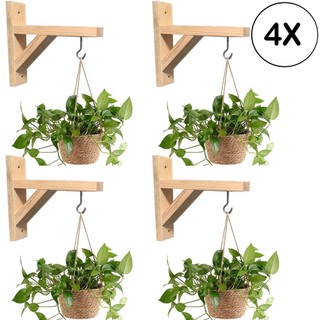 kệ gỗ treo chậu cây cảnh xinh decor trang trí nhà cửa