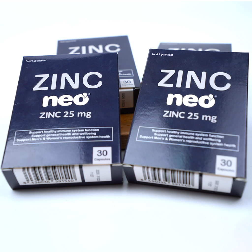 Kẽm viên hữu cơ Zinc Neo tăng đề kháng hộp 30 viên