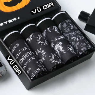 Combo 4 Quần sịp đùi Boxer nam Vũ Gia