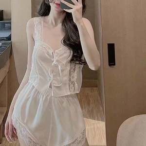 Đồ bộ nữ mặc nhà đồ ngủ nữ 2 dây bộ mặc ngủ nữ bộ 2 dây mặc nhà sexy quần đùi - cn130