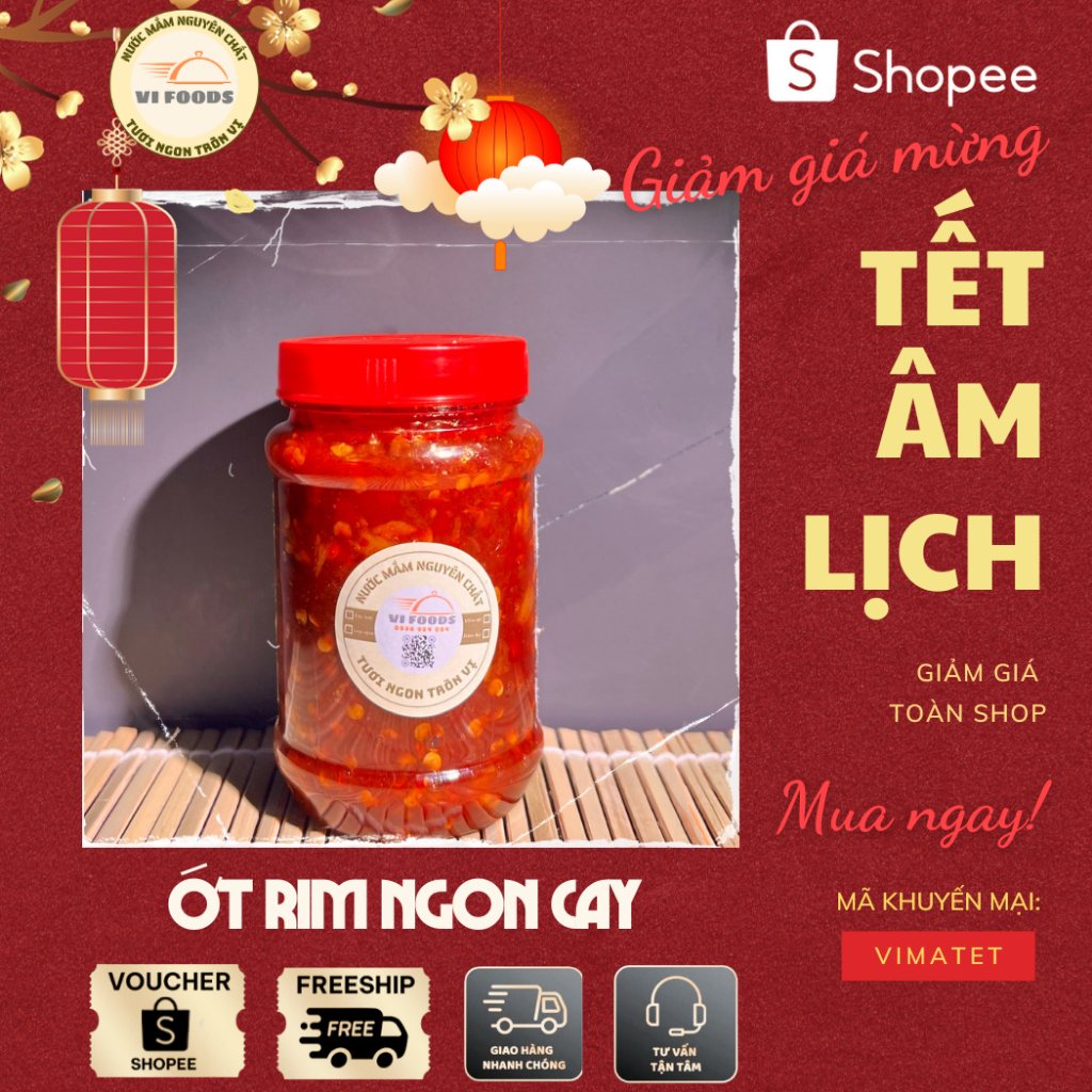 500gr Tương ớt Rim - Đặc sản Bình Định | Shopee Việt Nam