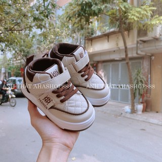 TĂNG 2 SIZE Giày Thể Thao Cao Cổ Phối Viền Phong Cách Năng Động Cho Bé Trai K236