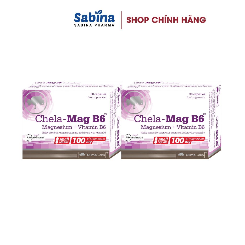 Ảnh 2H Chela MageB6 dạng chelate Albion ® (Olimp Labs) 11,4g.Thực phẩm bảo vệ sức khỏe hỗ trợ giảm mệt mỏi, hỗ trợ thần kinh 1