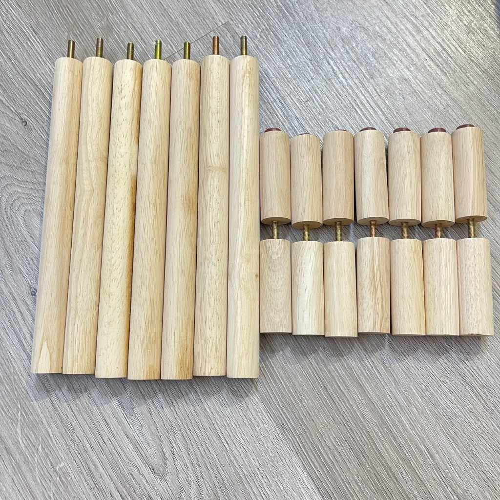 thân nối kệ gỗ NHU Y DECOR, đầu và chân kệ