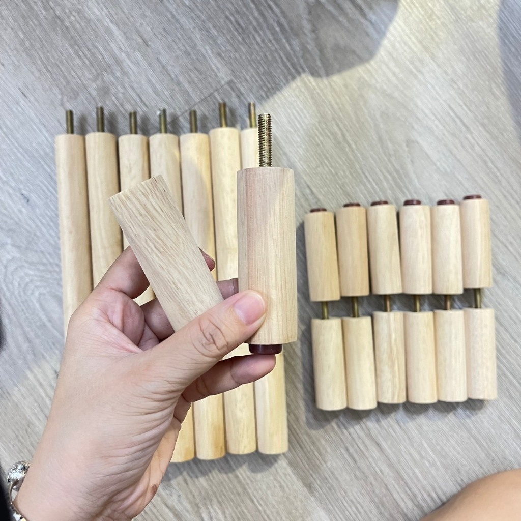 thân nối kệ gỗ NHU Y DECOR, đầu và chân kệ
