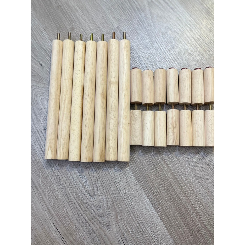 thân nối kệ gỗ NHU Y DECOR, đầu và chân kệ