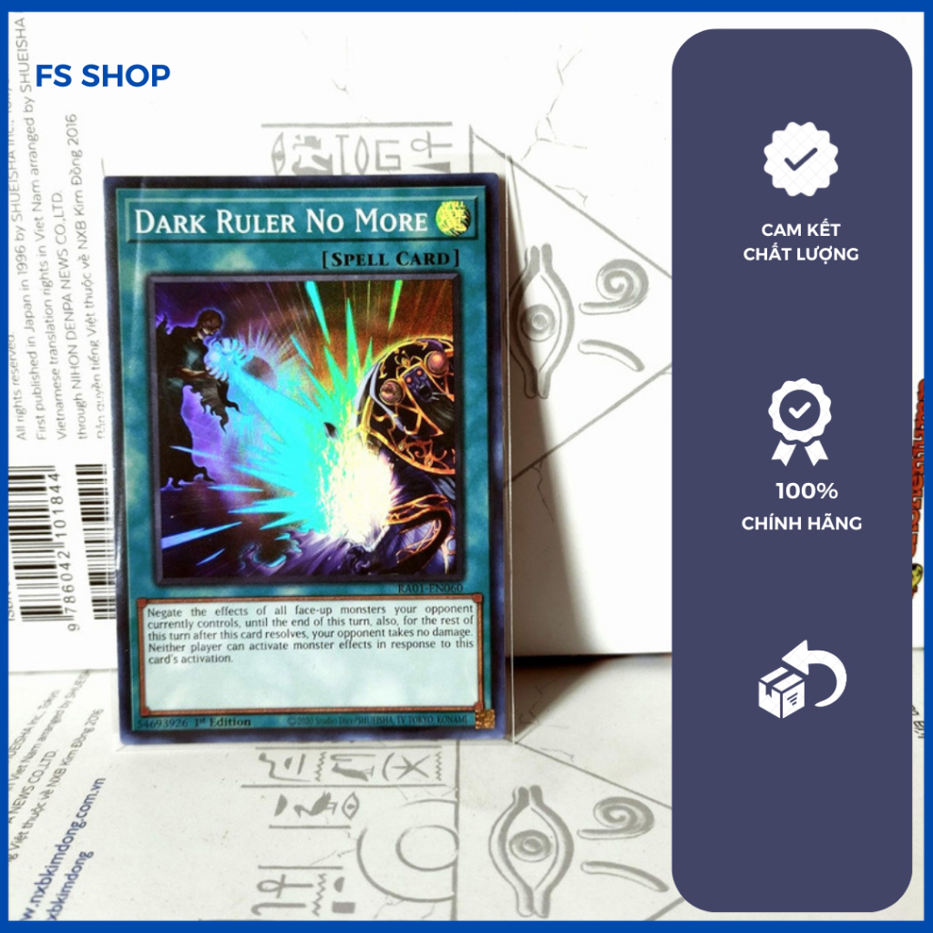 [FS Yugioh] Thẻ bài Yugioh Chính Hãng Dark Ruler No More | Shopee Việt Nam