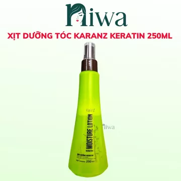 Xịt dưỡng tóc Karanz Keratin Moisture Lotion 250ml, sữa dưỡng tóc cấp ẩm tóc, dưỡng tóc bóng mượt, giảm gãy rụng tóc