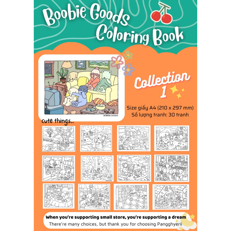 Coloring Book: Stunning Coloring Book With Adorable boobiegoods