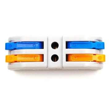 10 Cút nối dây điện nhanh PCT 222, jack nối dây điện, đầu nối, cốt nối dây điện nhanh đủ loại tải 32A 7kw điện áp 250v