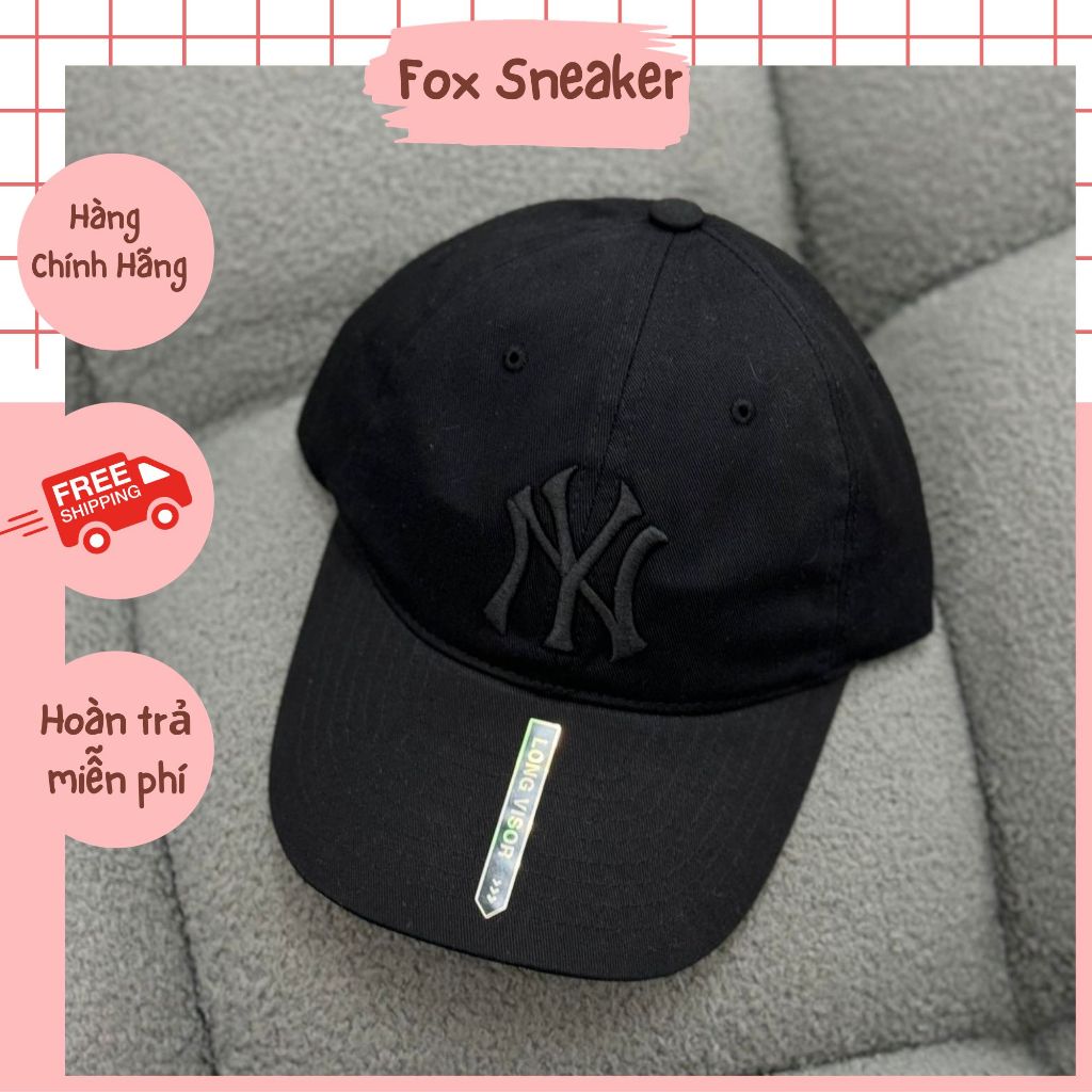 Nón MLB Ny Full Đen Hàng Chính Hãng CODE: 3ACP5501N | Fox Sneaker ...