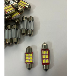 Bóng đèn led trần xe ô tô, xe tải, bóng led trần 3,1cm, 3,6cm điện 12v và 24v