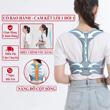 Đai Chống Gù Lưng Định Hình Cột Sống Cải Thiện Tư Thế Và Đau Vai Gáy, Đai Lưng Chống Gù Cho Trẻ Em Và Người Lớn