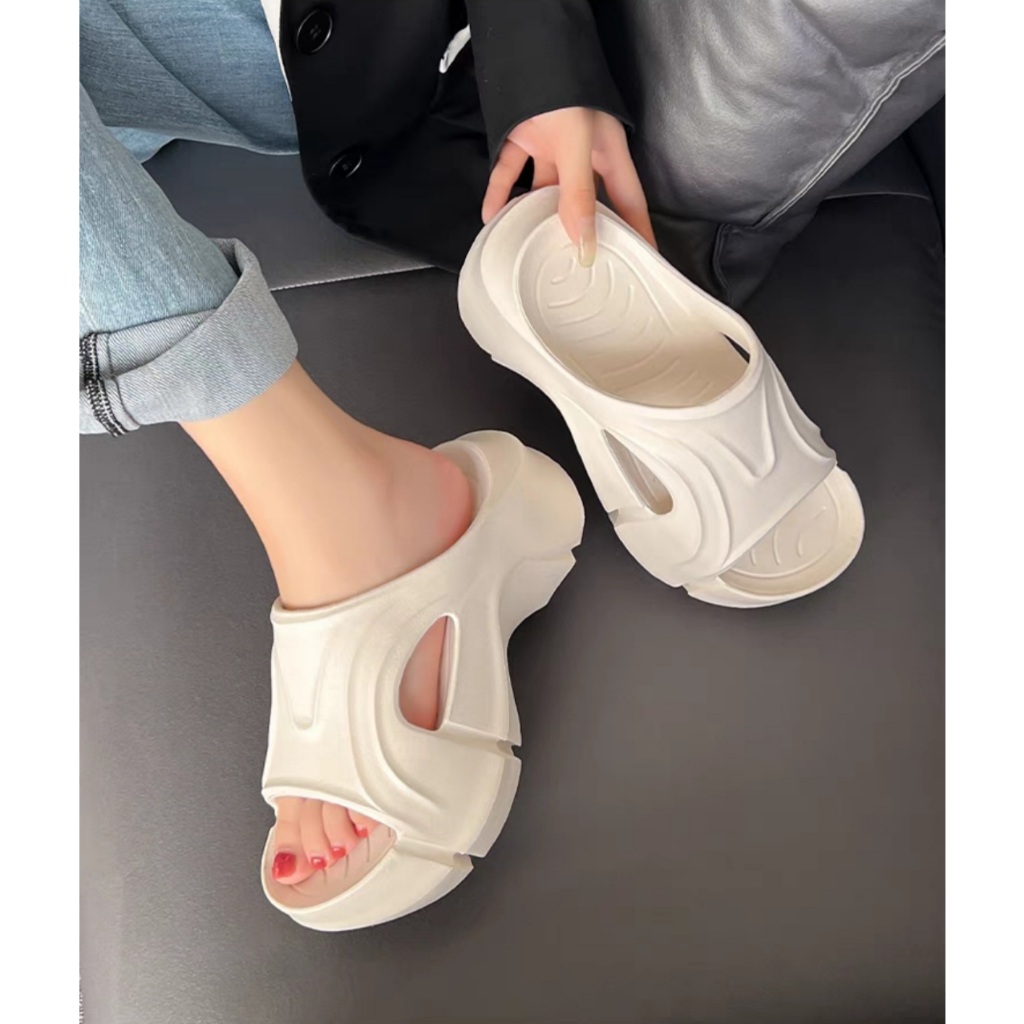 Dép, dép nữ đế độn lượn sóng đôn dáng fom ôm chân đế nhẹ êm loại 1, cá tính mới nhất jery store