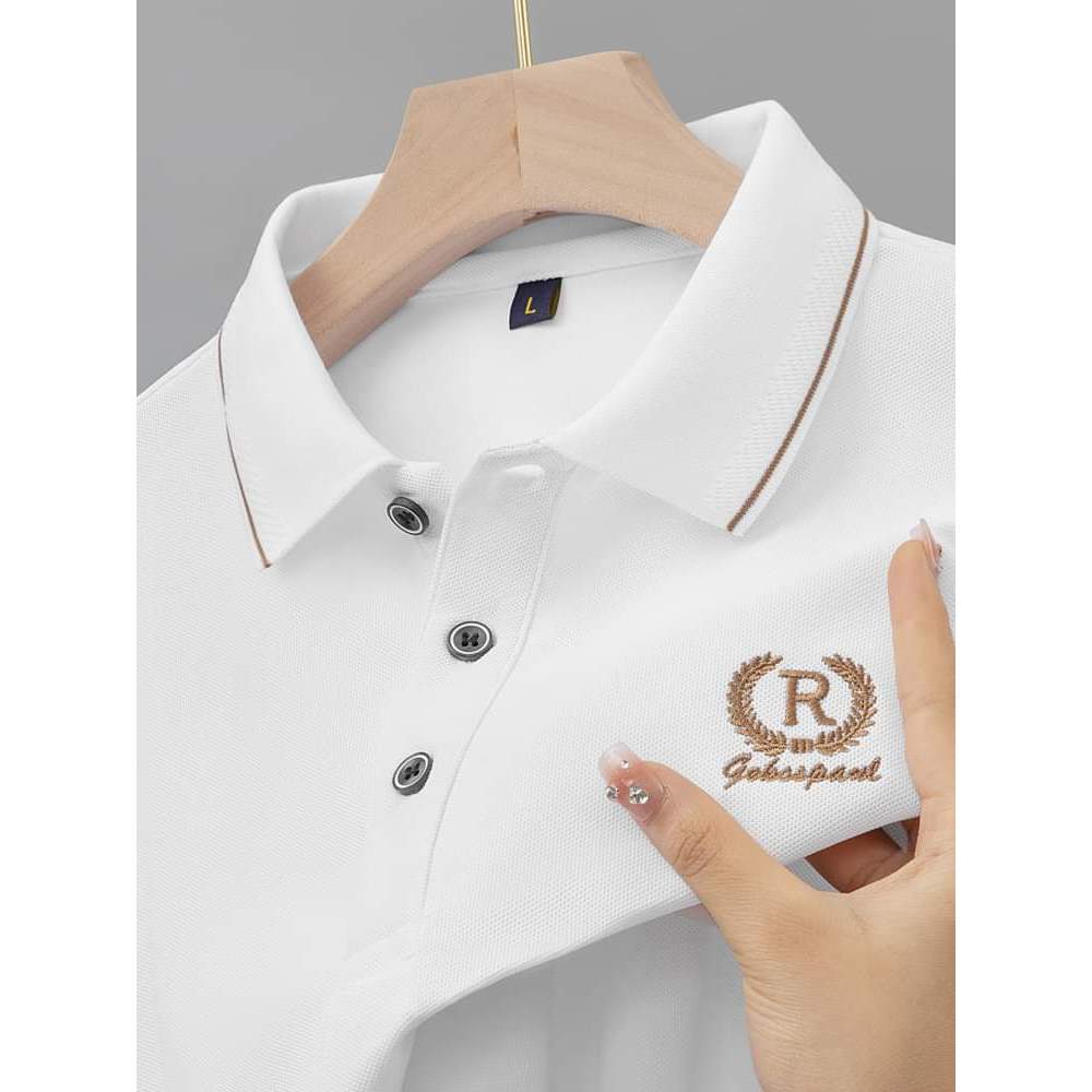 ÁO THUN POLO KEVIN THÊU CHỮ R KV.P10 | Shopee Việt Nam