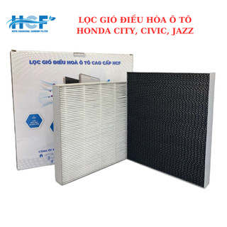 Lọc gió điều hòa cao cấp HCF Hàn Quốc cho xe Honda, CITY, CIVIC, JAZZ, BRIO