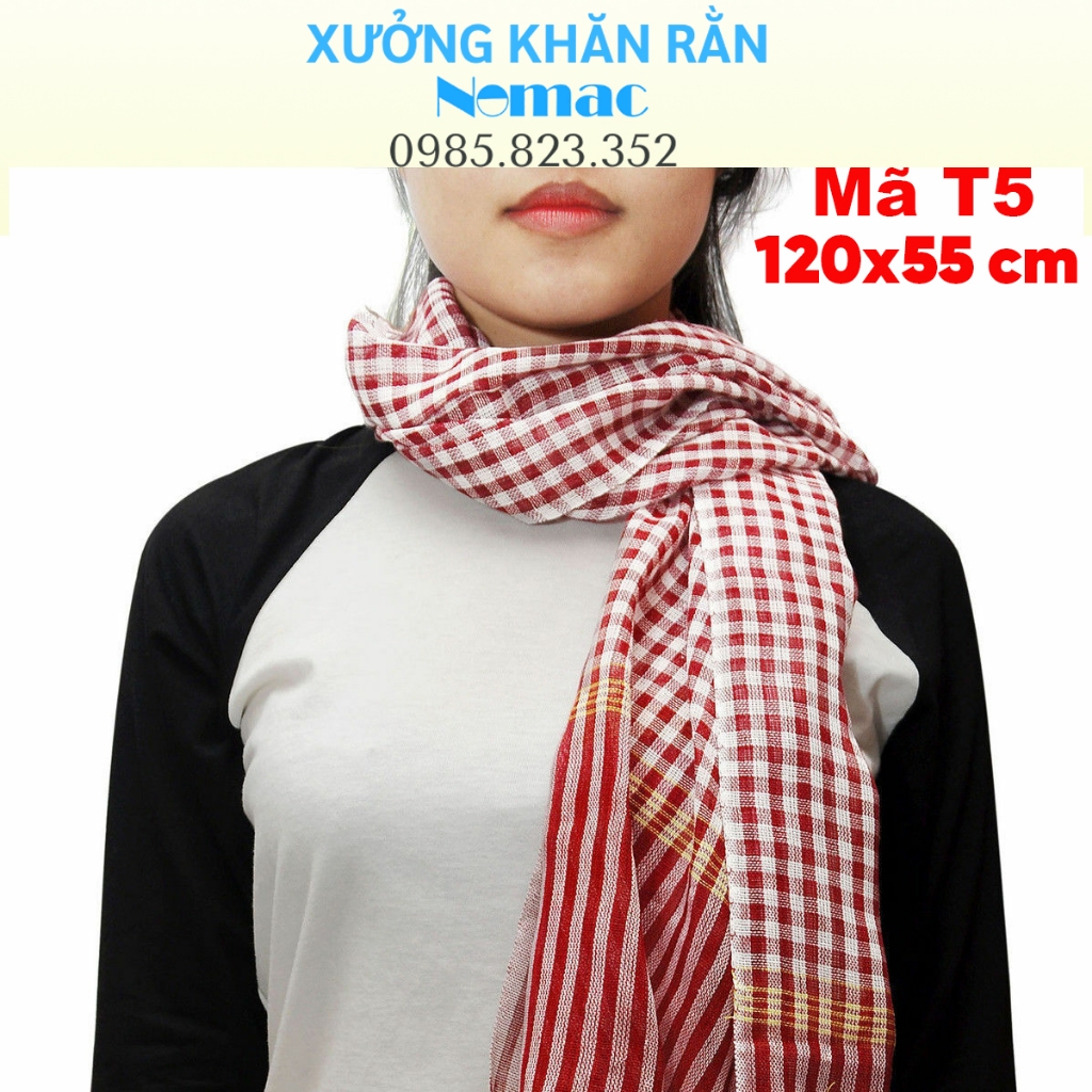 Khăn rằn Nam bộ truyền thống nhiều kích thước , nhiều màu / Khăn đi ...