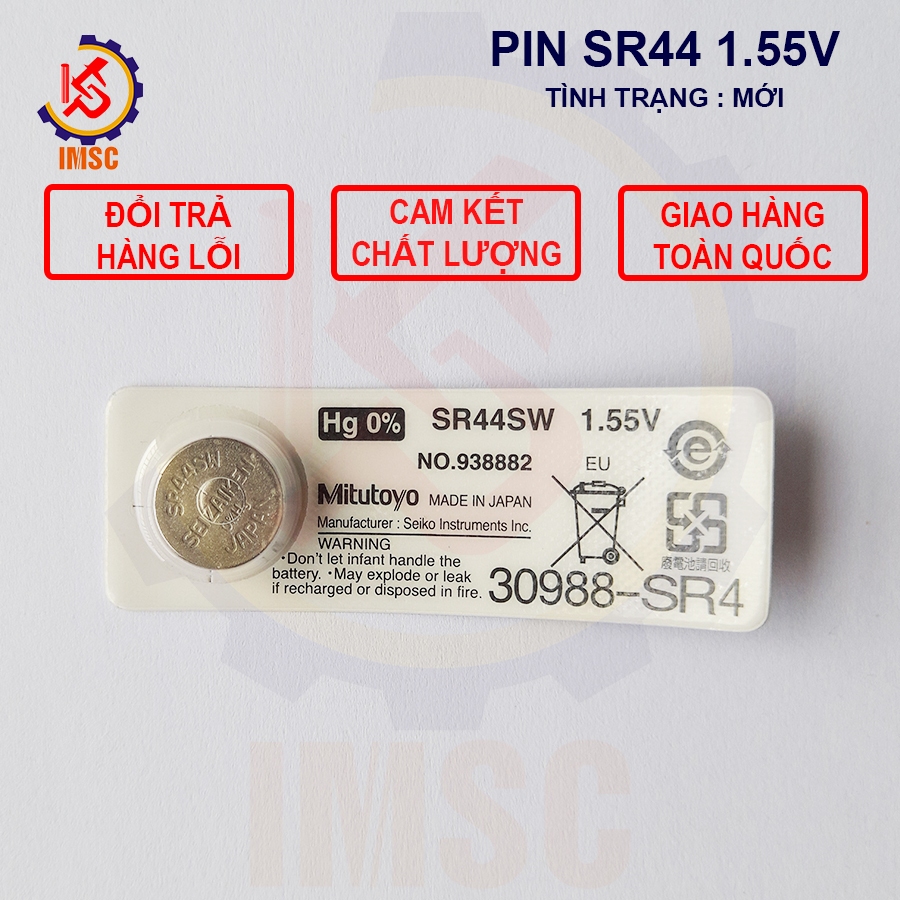 Pin SR44 cho thước kẹp panme Mitutoyo | Shopee Việt Nam