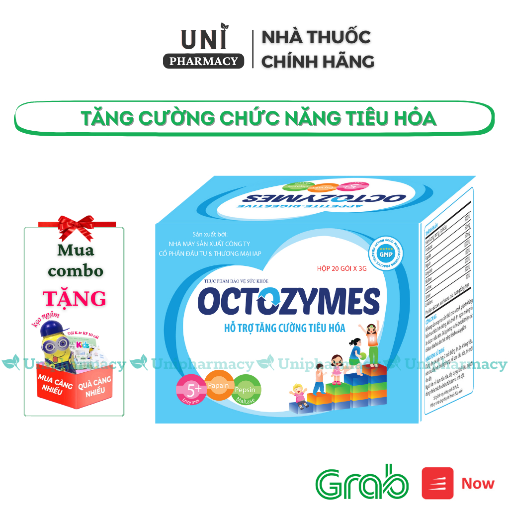 (Tặng Khẩu Trang 4L Chất Chính Hãng) Octozymes - Bổ sung 8 loại Enzymes ...