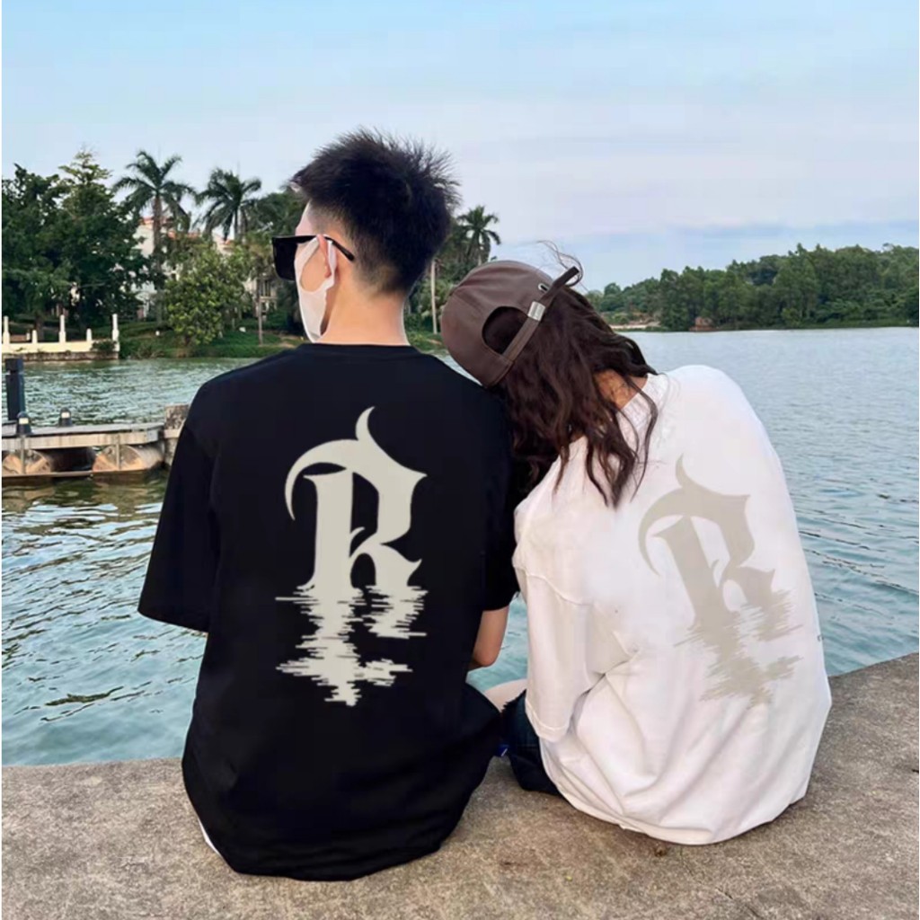 [VẢI 250 GSM] Áo Thun Đôi Chữ La Tinh Unisex Cao Cấp 100% Cotton Định Lượng Vải 250Gsm Unim Store - ATC99