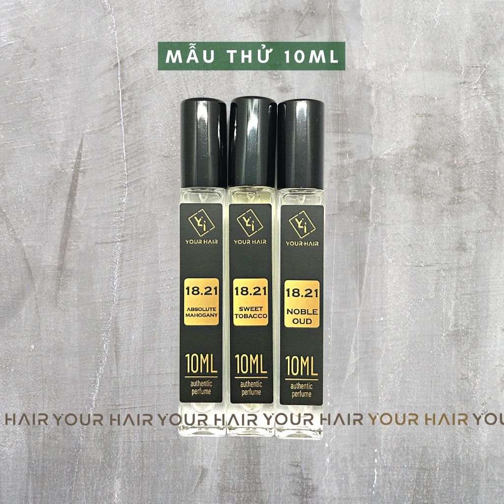 Mẫu thử nước hoa 18.21 Man Made Spirits 5ml 10ml 20ml | SWEET TOBACCO - NOBLE OUD - ABSOLUTE MAHOGANY
