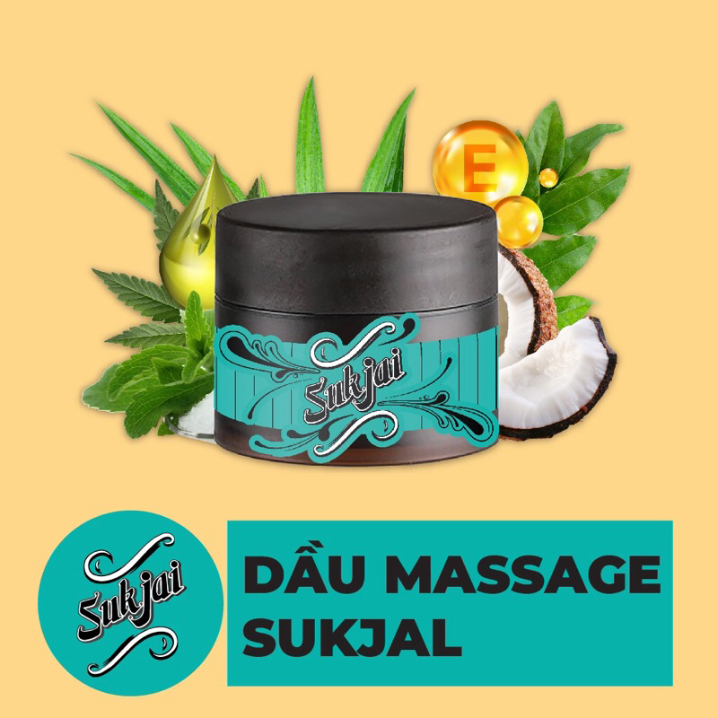 Dầu cù là xoa bóp giảm đau Thái Lan - Sukjai