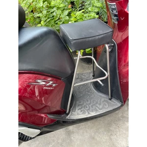 GHẾ ĐÔN GA INOX YÊN NỆM ĐEN XE GA CHO BÉ