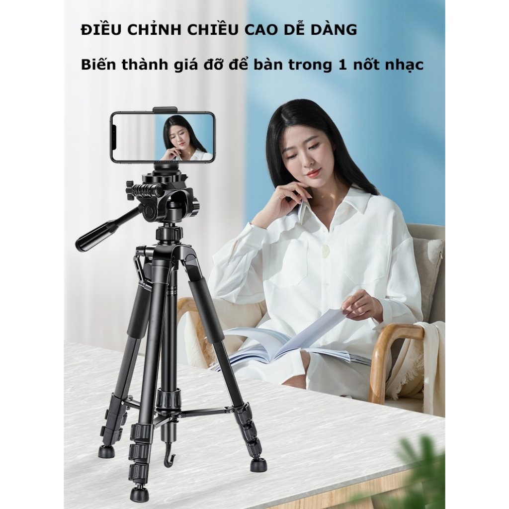 Chân Quay Máy Ảnh Điện Thoại F360 Quay Video, Chụp Ảnh, Livestream ...