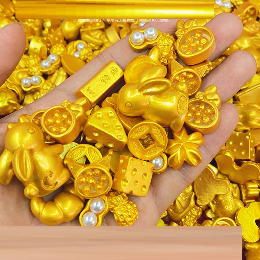 Mô hình thỏi vàng bạc mini phụ kiện trang trí nhà búp bê | Shopee Việt Nam