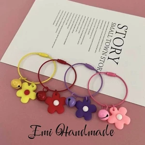 Móc khóa hoa lục lạc - móc khóa treo thú bông handmade - so cute - dễ kết hợp