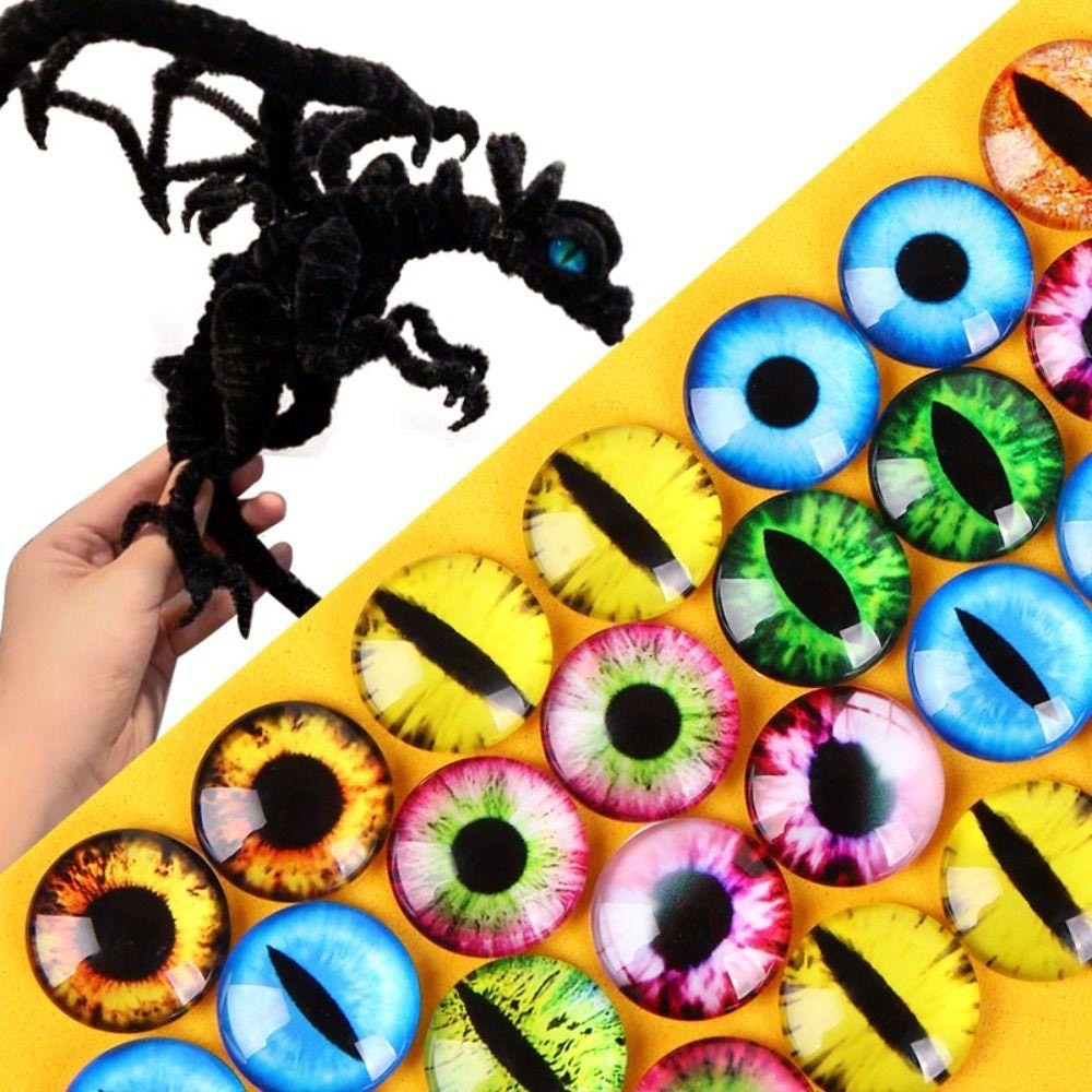 [8-10MM] Mắt rồng - Mắt rắn, mắt thuỷ tinh, mắt thú resin trang trí ...