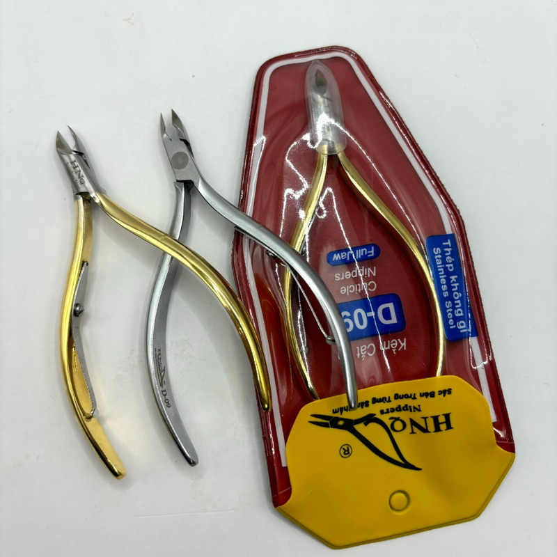 Kềm Nhặt Da INOX Mũi Bán Nguyệt HNQ D-09 ( kềm 100% INOX ) , kềm làm ...