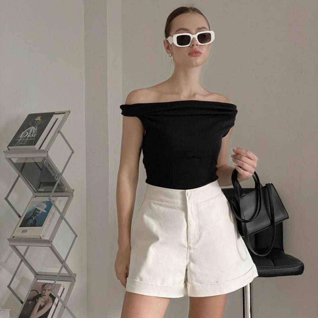 Ảnh làminapparel - SLEEVELESS COWL NECK TOP 1