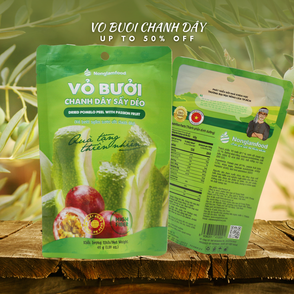 Trái cây hoa quả sấy Nông Lâm Food mít sấy, xoài sấy, chanh dây, mãng cầu, ổi sấy, thơm sấy