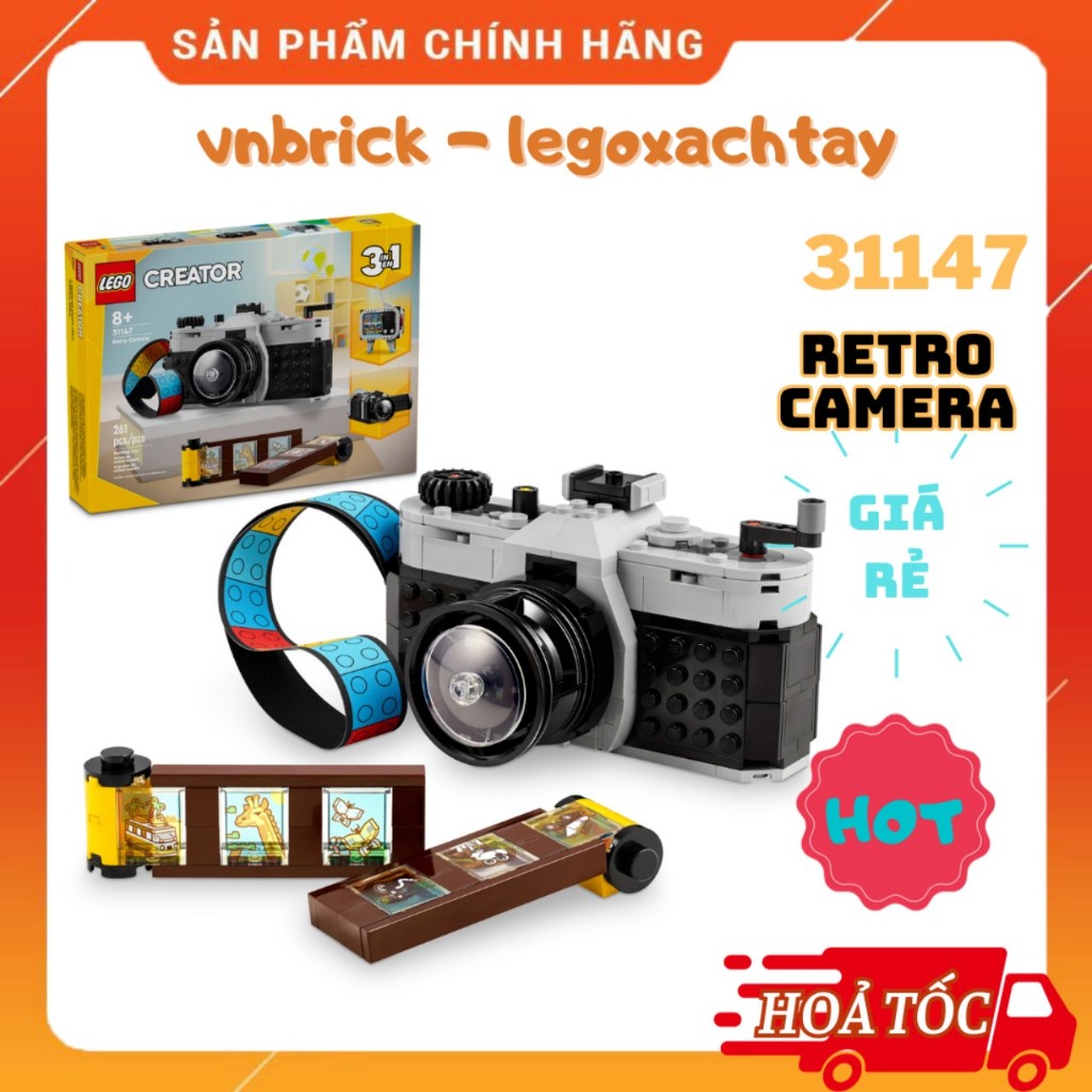 LEGO Creator 3 In 1 31147 Máy Ảnh Cổ Điển | Shopee Việt Nam