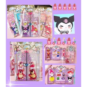 5 Bộ Đồ Chơi Phòng Thay Đồ Nhân Vật Hottrend 2023 Gấu Dâu - Kuromi - Pochacco - Sanrio - Hello Kitty Dễ Thương Cho Bé