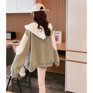 [NEW] ÁO KHOÁC NỈ PHỐI TÚI RỘNG LOGO THÊU CCC DÀNH CHO CÁC CHỊ EM