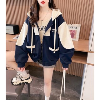 [NEW] ÁO KHOÁC NỈ PHỐI TÚI RỘNG LOGO THÊU CCC DÀNH CHO CÁC CHỊ EM