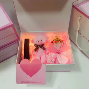 Combo hộp túi quà xinh xắn kèm phụ kiện son, nước hoa, quà tặng sinh nhật, valentine ý nghĩa