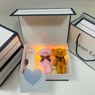 (SWL) Combo hộp túi quà xinh xắn kèm phụ kiện son và nước hoa, quà tặng sinh nhật, valentine ý nghĩa