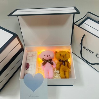 (SWL) Combo hộp túi quà xinh xắn kèm phụ kiện son và nước hoa, quà tặng sinh nhật, valentine ý nghĩa