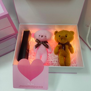 (JUST) Combo hộp túi quà xinh xắn kèm phụ kiện son, nước hoa, quà tặng sinh nhật, valentine ý nghĩa