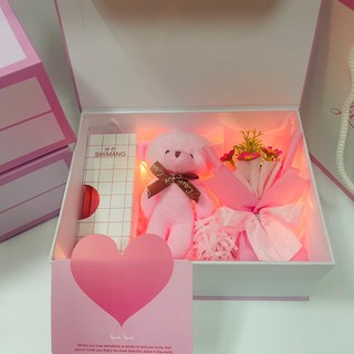 (JUST) Combo hộp túi quà xinh xắn kèm phụ kiện son, nước hoa, quà tặng sinh nhật, valentine ý nghĩa