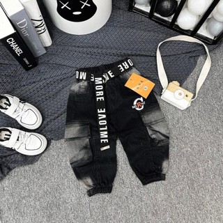 Quần jeans thiết kế kiểu loang cho bé trai - Quần bò thời trang cho trẻ em .