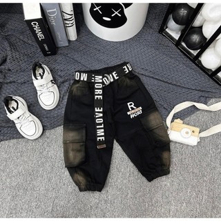 Quần jeans thiết kế kiểu loang cho bé trai - Quần bò thời trang cho trẻ em .